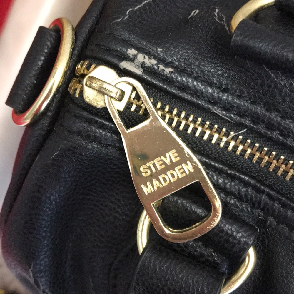 Steve Madden Black Leather Bag - Picture 6 of 8